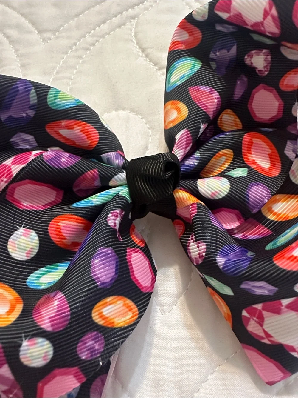 JoJo Siwa Rainbow Star, Purple Galaxy & Jewel Print Hair Bow Set